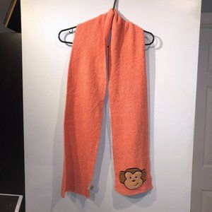 Aeropostale Monkey Scarf Salmon Womens Pink Orange Ladies Misses